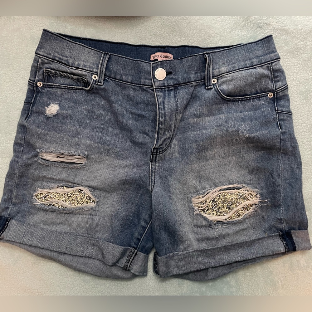 Juicy Couture denim shorts size 10
